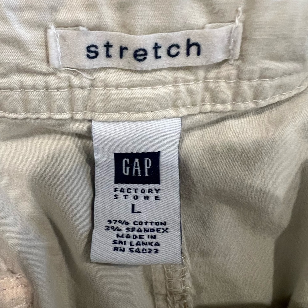 GAP Factory Cream Drawstring Utility Pants - Picture 4 of 4